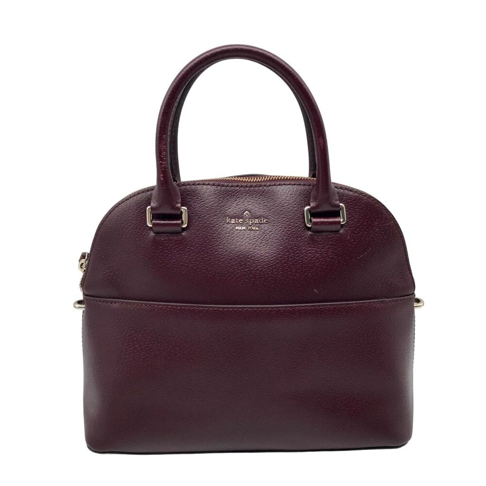 Kate Spade Burgandy Grove Street Carli Medium Satchel  Bag